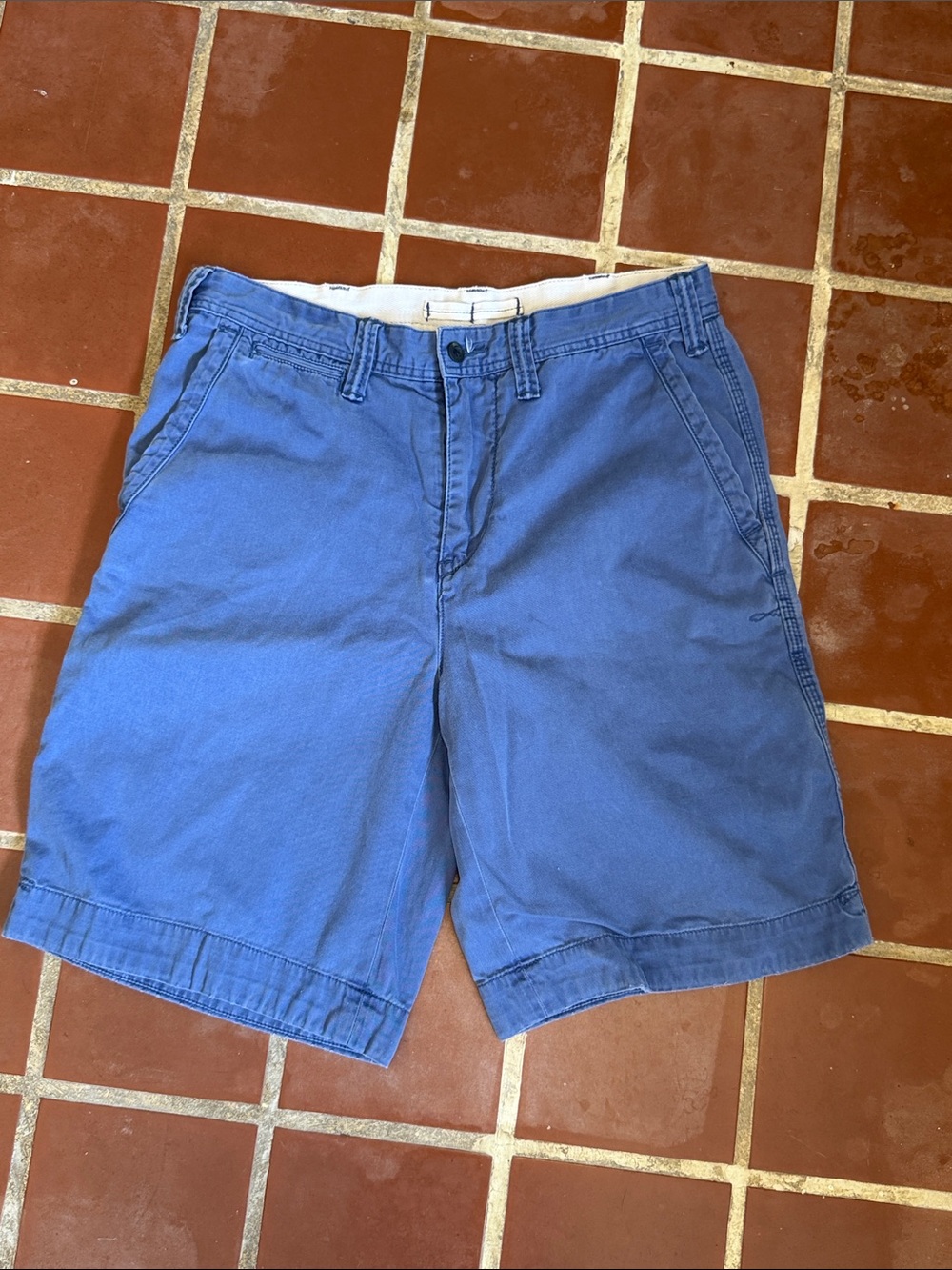 Polo Ralph Lauren Men's Blue Casual Cotton Shorts Size 30